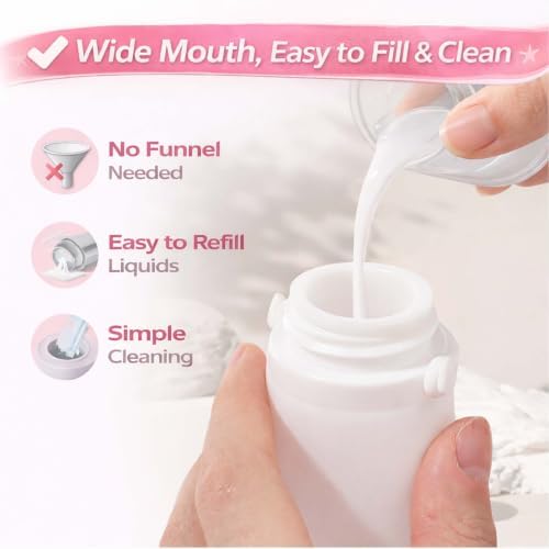 1 oz Travel Bottles, Leakproof Silicone Squeeze Bottle Mini Travel