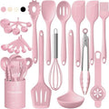 Umite Chef 22-Piece Silicone Utensil Set, Pink