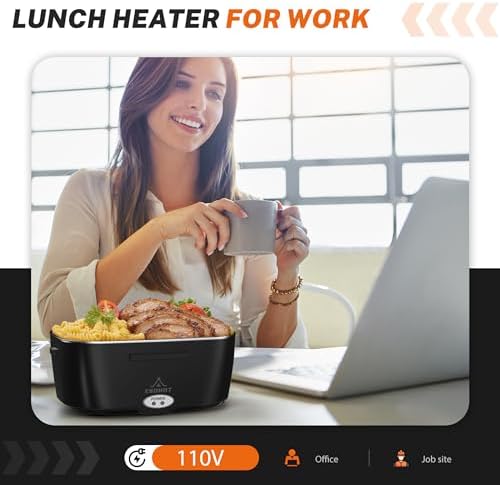 Heated Lunch Box, 120W, 1.5L Stainless Steel Container