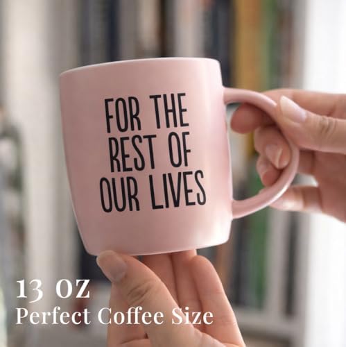 Triple Gifffted Lets Have Coffee Together Mug Set For Couples, 13oz