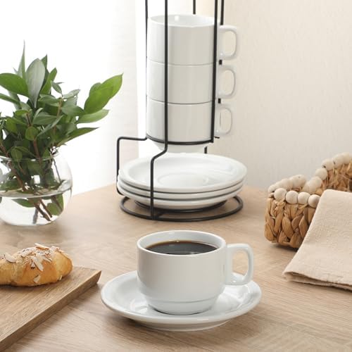 Gibson Home Gracious Dining 7-Ounce Cappuccino Cups Set of 4