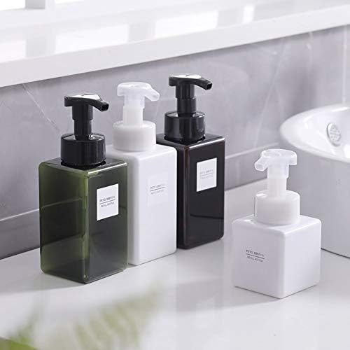 UUJOLY Foaming Soap Dispenser, 450ml (15oz) Refillable Pump Bottle