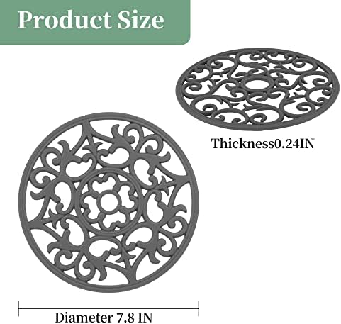 Trivets for Hot Dishes, Silicone Trivet Hot Pads for Kitchen, Silicone