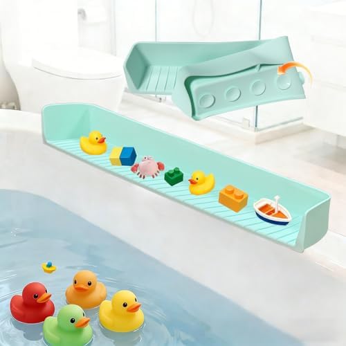Bathtub Splash Guard for Tub Kids - Silicone Splash Guard with 11