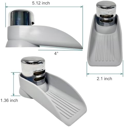 2-Pack Dishwasher Air Gap Cover Water Ramp Silicone Splash Guard, 4°