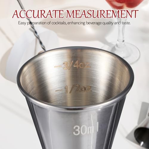 304 Stainless Steel Cocktail Jigger Xmas 15/30ml and 30/60ml Set