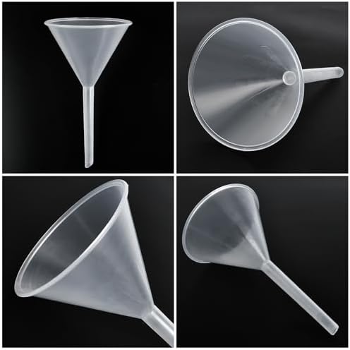 25Pcs 3.5 Inch Plastic Funnels, Wide Mouth Funnels for Kitchen Use