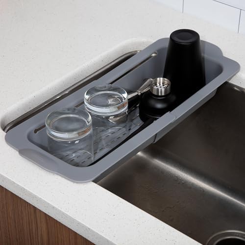 Prepworks Expandable Colander, Expands to Fit Sinks From 11” to 17.5”