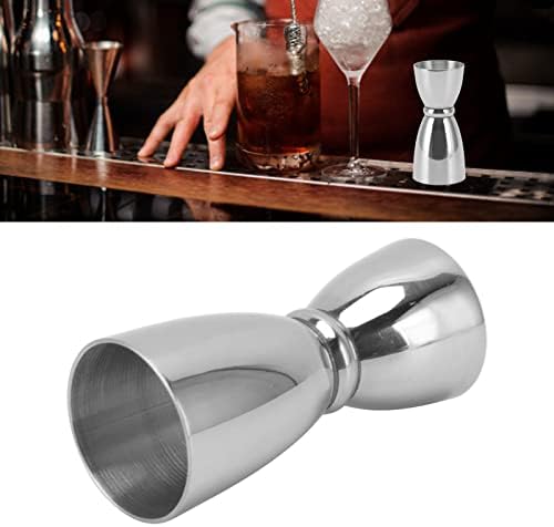 Jigger, Stainless Steel Jigger 2 oz 1 oz, Elegant Bell Shaped Cocktail