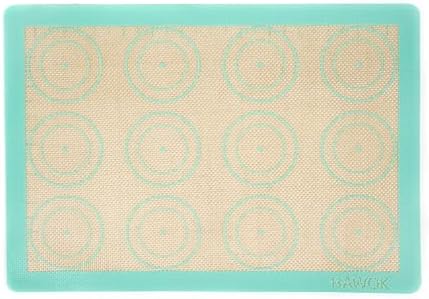HAWOK Silicone Baking Mats, 14.2 x 9.8 Inch, 3 Pack