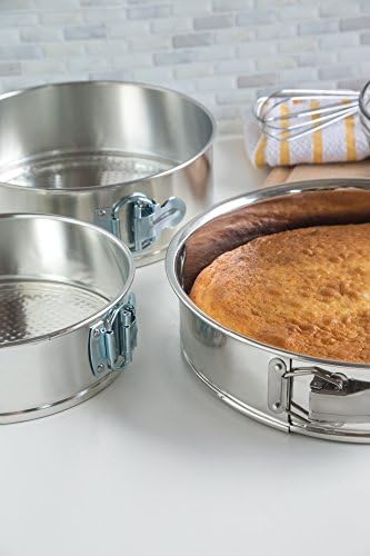 Fox Run Springform Pan Set, Tin-Plated Steel, 3-Piece