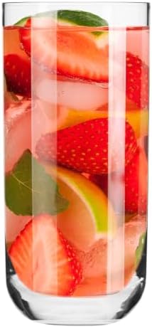 Krosno Water Glasses Set of 6, 9.4", Glamour Collection