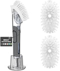 RIMAY Soap Dispensing Dish Brush Set with 2 Refills