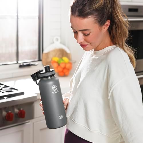 Takeya Originals 32 oz Vacuum Insulated Stainless Steel Water Bottle