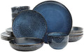 Gibson Elite Matisse 16-Piece Dinnerware Set – Double Bowl Reactive