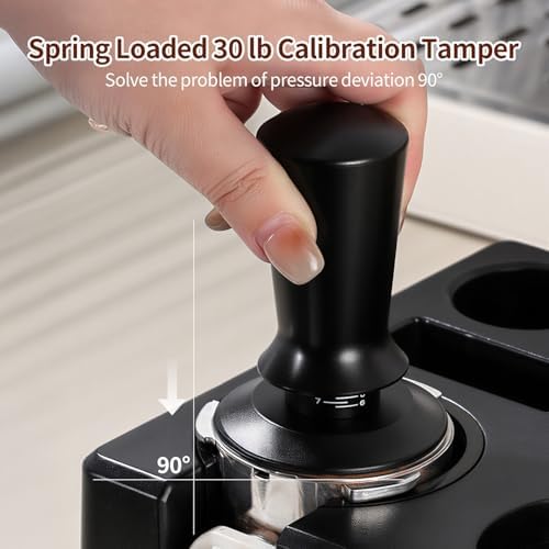 12PCS Espresso Accessories Kit: 54mm Espresso Tamper, Coffee