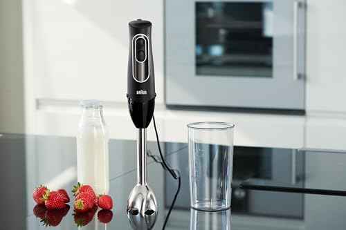 Braun MultiQuick 5 Hand Blender, w/Beaker and Whisk, 350W, Dual Speed