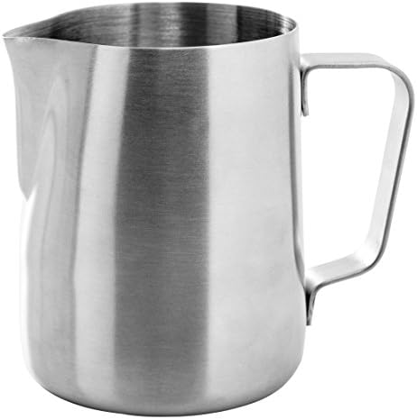Ozeri Deluxe Milk Frother and 12 oz Frothing Pitcher in Stainless