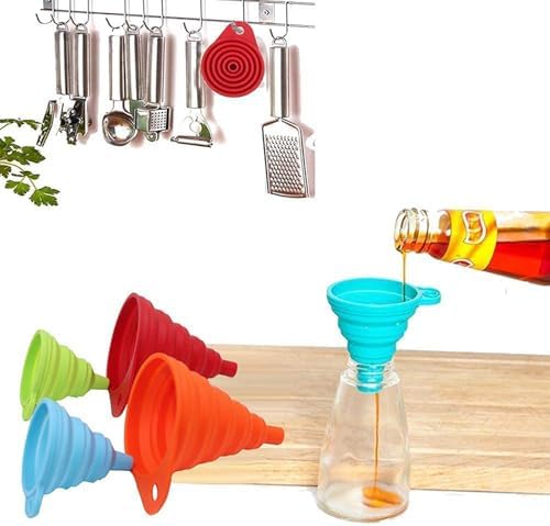 Kitchen Funnel Set 5 Pack, Small to Large, Kitchen Gadgets Accessories