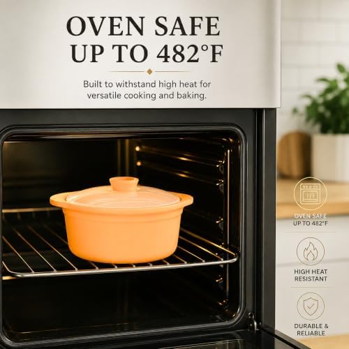 Microwave Silicone Food Steamer Set of 2, with Lid, 2.5 Cup, Made in