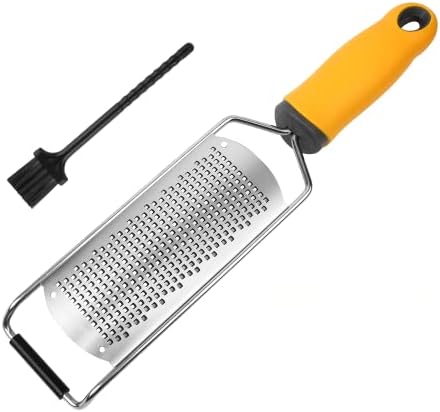 Pro Zester Grater, Lemon Parmesan Zester, Chocolate, With Razor-Sharp