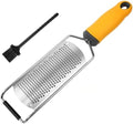 Pro Zester Grater, Lemon Parmesan Zester, Chocolate, With Razor-Sharp