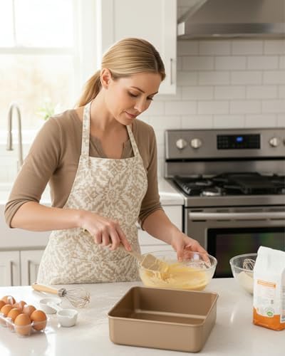 Square Baking Pan, 2 Pack Square Cake Pan Cake Baking Pans Nonstick