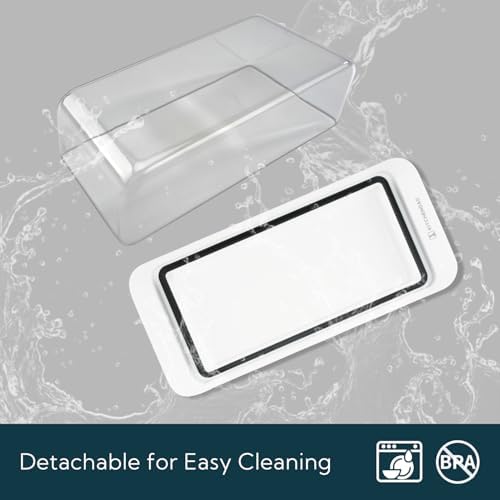 KITCHENDAO Large Airtight Butter Dish with Lid for Countertop and