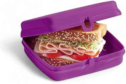 Tupperware Sandwich Keeper Set, Purple and Green