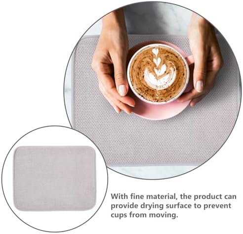 PRETYZOOM 2pcs Dish Drying Mats for Kitchen Countertop, 12"X16" Dish