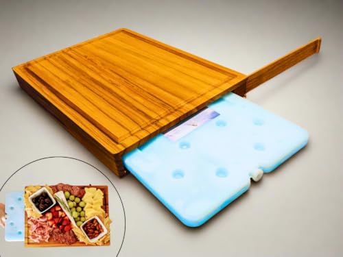 Latitude Board®- Original Chilled Charcuterie Board with a Built In