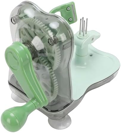 Zunate Peeler Corer Slicer 3-in-1, Hand Cranked Peeling Machine for