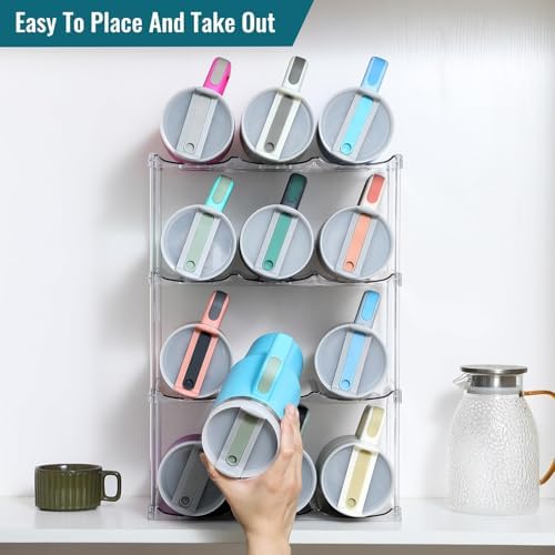 Water Bottle Organizer for Stanley 40OZ & Various Bottles, Tumblers