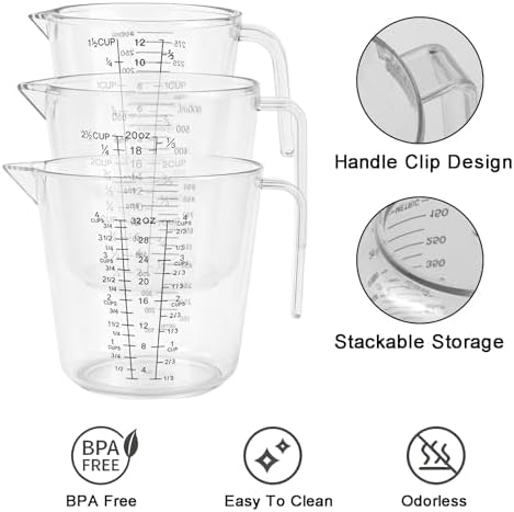 Stainless Steel Measuring Cups and Spoons Set, 7 Magnetic Measuring