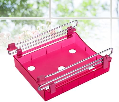 Slide Drawer Organizer with Smooth Pull-out Design for Fridge Storage