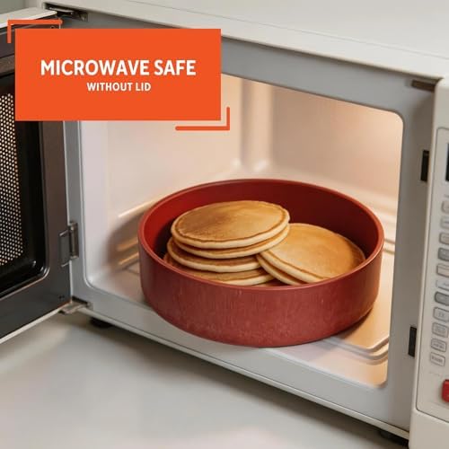 IMUSA 8 Inch Tortilla Warmer Microwave Safe, Terracotta