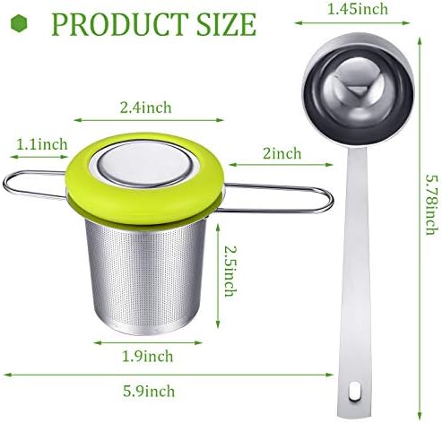 Patelai 2 Pcs Tea Infusers with Tea Scoop