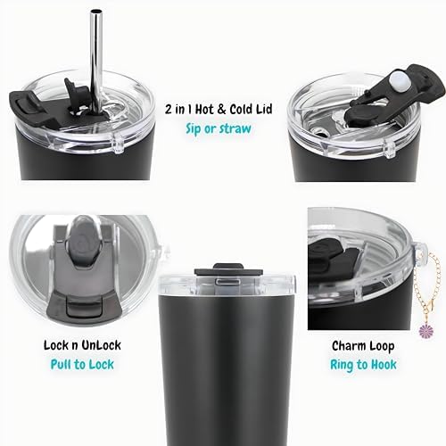 Drinco - 20 oz Stainless Steel Tumbler | Double Walled Vacuum