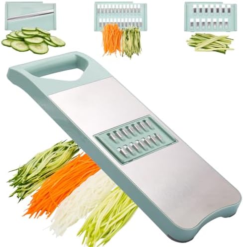 NACOLUS 3-Blade Stainless Steel Mandoline Slicer