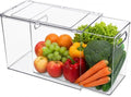 9.5QT Refrigerator Organizer Fridge Storage Bin with Pull-out Drawer