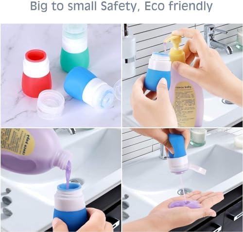 YINGGG Squeeze Portable Salad Dressing Container to Go Bottles for