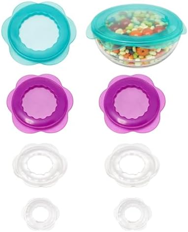6 Pack Reusable Silicone Stretch Lids