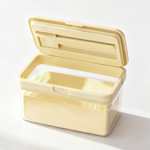 Extra Large Airtight Butter Dish with Lid for countertop & Fridge