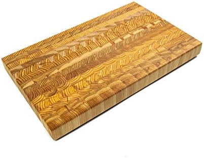 Larch Wood Canada End Grain Cutting Board, 17-3/4 x 11