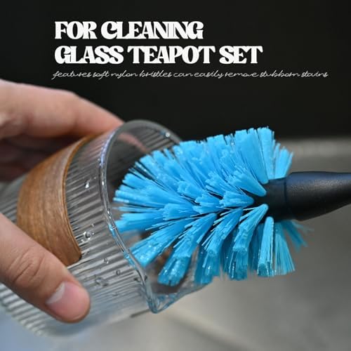 Bottle Brush with Stainless Steel Handle, Straw Cleaner Brushes