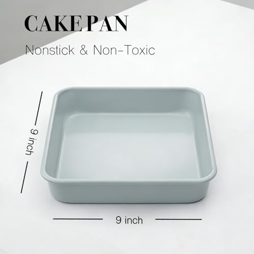 Non-Stick Square Cake Pan Ceramic Square Baking Pan 9x9