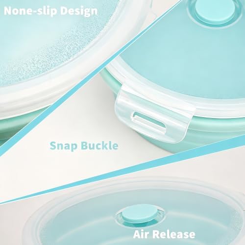 CARTINTS Silicone Collapsible Food Storage Containers-Prep/Storage