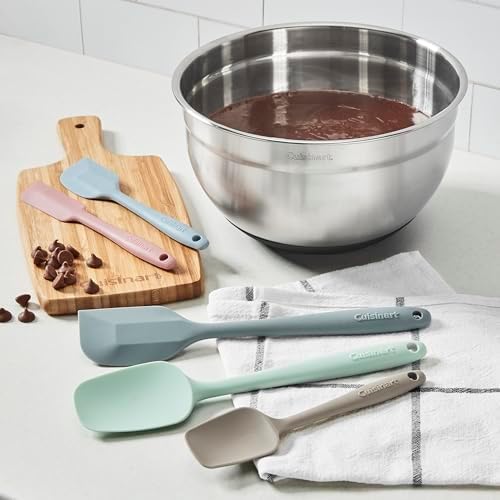 Cuisinart 5-Piece Silicone Spatula Set, Multicolor
