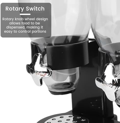 Cereal Dispenser, Triple Food Dispenser Multifunctional Compact