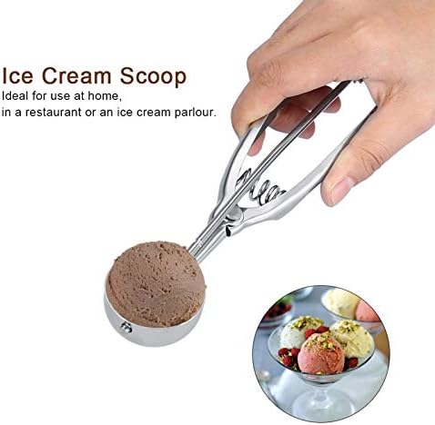 Ice Cream Scoop, Cookie Scoop Set, Stainless Steel Cookie Dough Scoop
